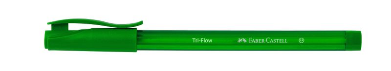 Faber Castell, Tri-Flow Ball Pen - Green 50'S