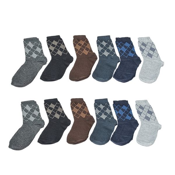 Men's Pattern Designed Fashionable &amp; Comfortable Socks-12 Pairs
