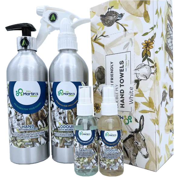 Mrs Martin's FARM design gift pack - Paper Towels, HAND, ODOUR, SANITISE