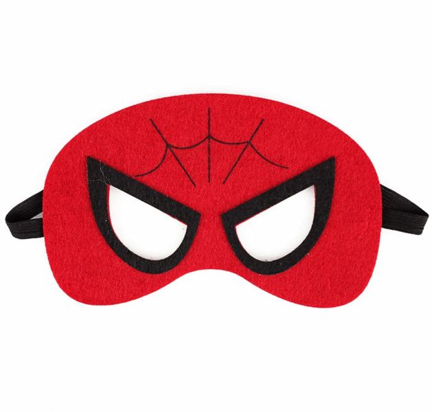 Red and Black Spider-Man Eye Mask