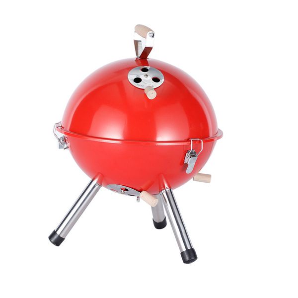 12 Inch Portable Small Charcoal BBQ Outdoor Round Barbecue Grill