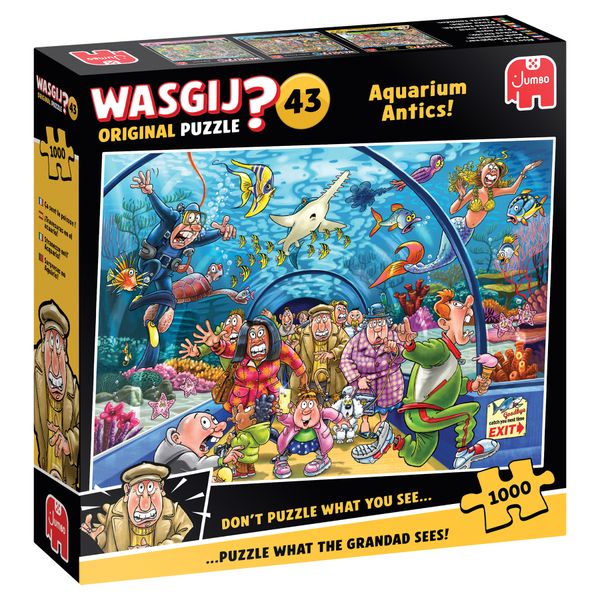 Jumbo Wasgij Original 43 - Aquarium Antics! Puzzle - 1000 Pieces
