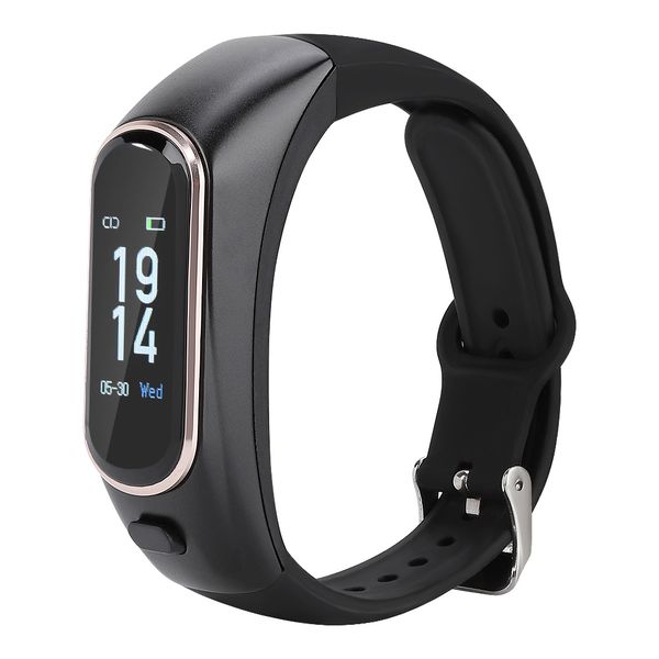 2-in-1 Smart Band: Black/Gold