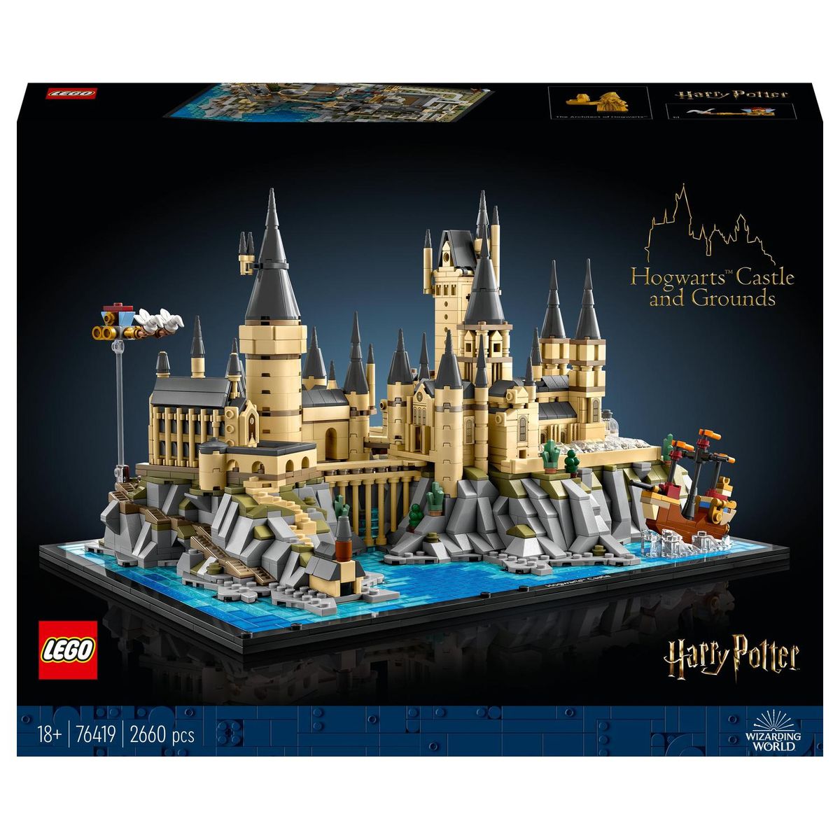 LEGO® Harry Potter™ Hogwarts™ Castle and Grounds 76419 Building Toy Set ...