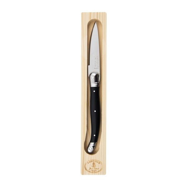 Laguiole By Jean Dubost Paring Knife Black In Wood Box