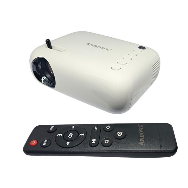 Mirror Cast - Wireless - 4K Ultra HD - Built in Speaker - Mini projector