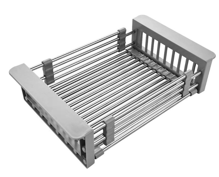 Folding Retractable Rack/Drain Basket
