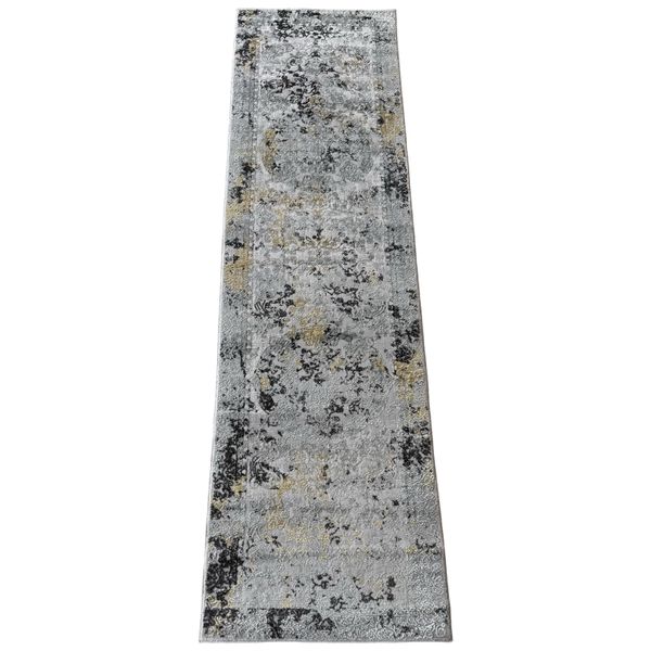 Rugs &amp; Decor/ Modern Shimmerring Passage Runner Rug- 300 x 80 cm