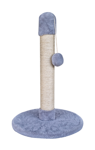 Tom Catz Midi Play Scratch Post - Elegant Cat Scratch Post with Hanging Pom-Pom