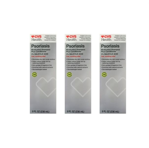 Pack Of 3 Psoriasis Medicated Shampoo Plus Condi image