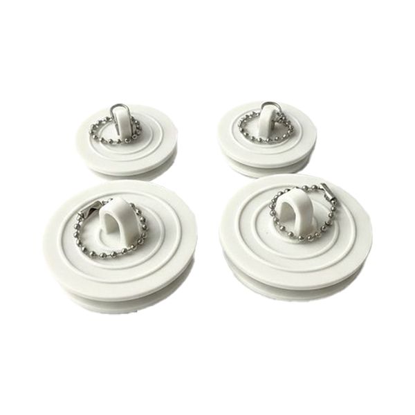 2Pack Basin Sink Stopper Plugs - 4cm &amp; 5.5cm Rubber Seals