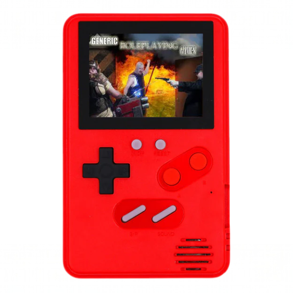 WANLE - Retro Video Game Handheld Console With High Definition Display -Red