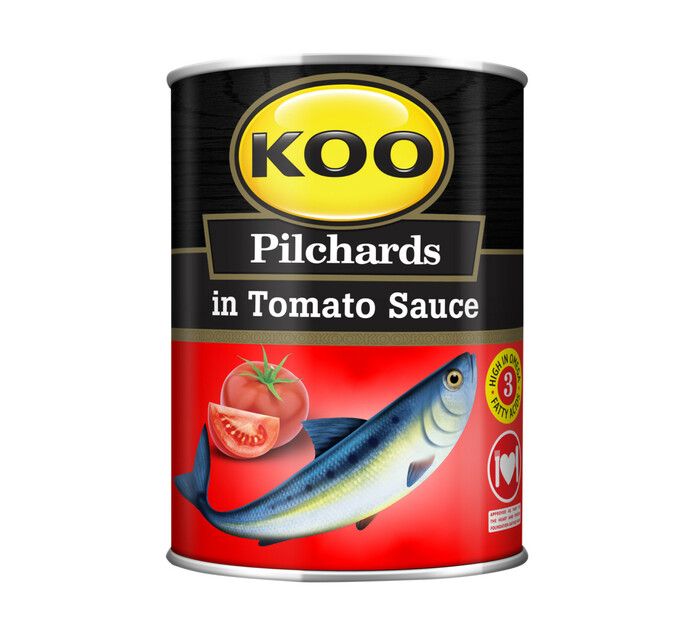6 x 400g KOO Pilchards in Tomato Sauce Shop Today. Get it Tomorrow