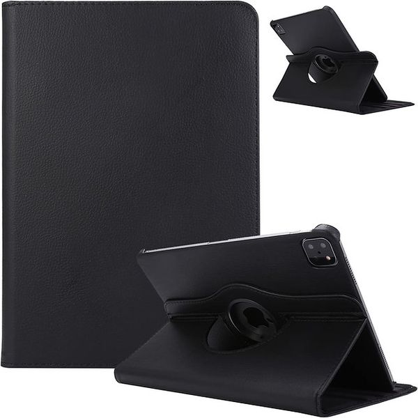 TUFF-LUV Rotating Folio Case Compatible with the Apple iPad Pro 13" M4 (2024) - Black