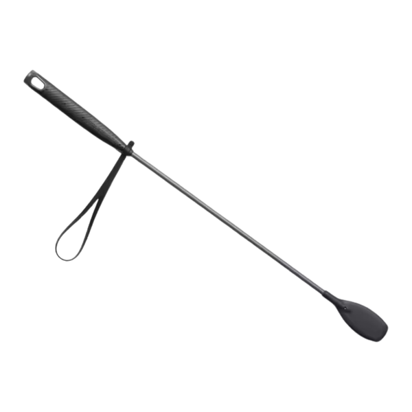 Fouganza 140 Uni Horse Riding 58cm Crop - Black/Grey