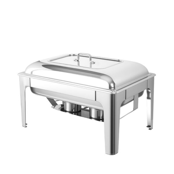 9L Two-Pan Square Stainless Steel Chafing Dish Buffet Stove CDH-34