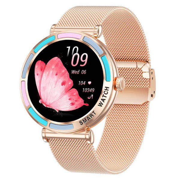 New 1.27'' HD Screen Smart Watch WomenOriginal Fashionable Round Smartwatch