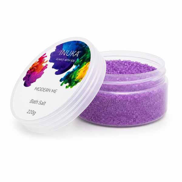 220g Inuka Modern Me Bath Salt - Purple for Her