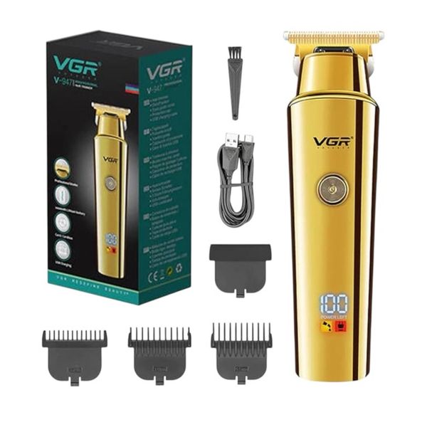 VGR Professional Electric Hair Clipper for Men Original Cordless Beard