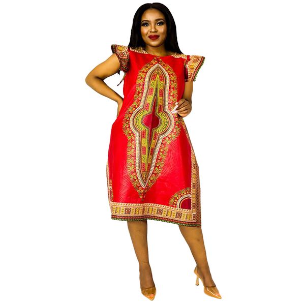 Africa Fashion House Mimi Red Angelina Pencil Dress