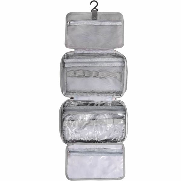 Hanging Travel Toiletry Bag, Large Makeup Bag Organizer Travel Cosmetic Bag