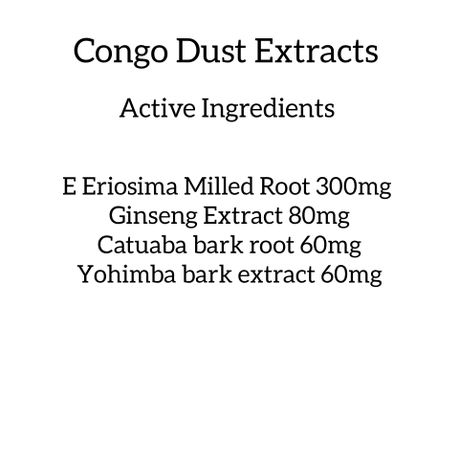 Congo Dust for Men Get Started 60 Minutes Penis Whole Night