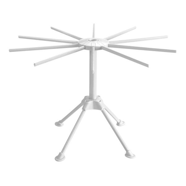 Collapsible Pasta Drying Rack 10 Arms Foldable Space Saving Kitchen White