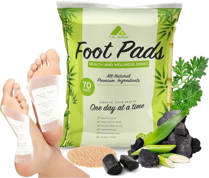 All Natural Ingredients Foot Pads, 70 Pads - Improves Sleep Quality