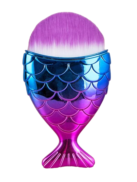 1 Piece Fish Tail Shaped Foundation Brush