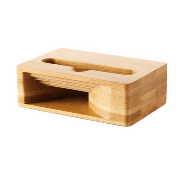 Killer Deals Universal Phone Wooden Bamboo Docking Stand &amp; Sound Amplifier