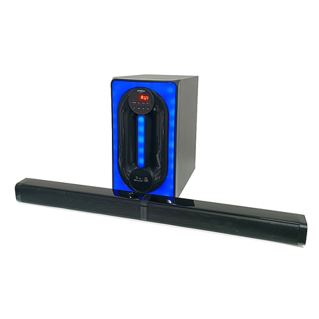 Omega 2.1 Convertible LightShow Soundbar & Home Theatre with Subwoofer-5216 Image