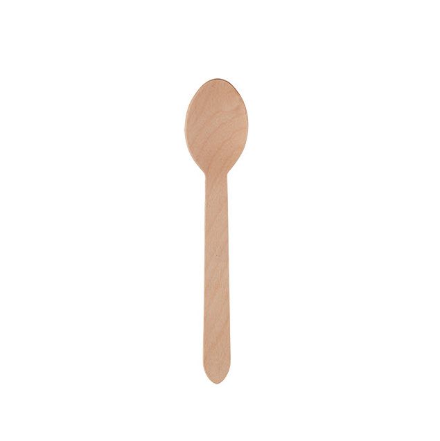 Wooden Spoons 16cm Eco Friendly Disposable Spoons Pack Of 100 Pcs   S Zoom.file