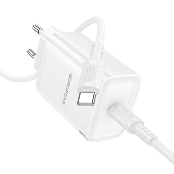 Borofone PD45W Single Port Fast Charger Set /EU Plug/ +1m USBC - USBC Cable