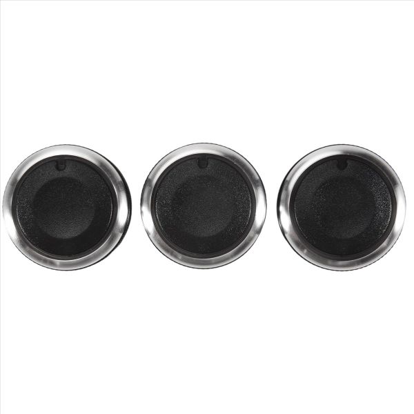 Ac Switch Knob Air Conditioning Heat Control Knobs Black 3Pieces