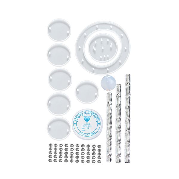 Resin Wind Chime Making Molds Silicone Chimes Mold with Beads Kit