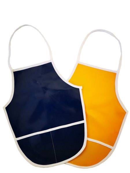 Aprons for Painting &amp; Drawing - Blue &amp; Yellow - Small