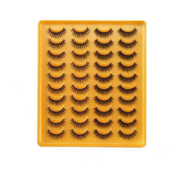 Multi-layer thick and curly false eyelashes