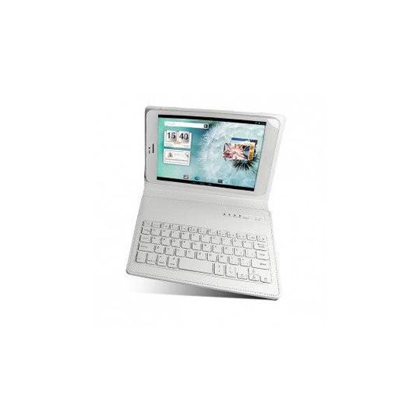 Universal 8" Folio-Type Protective Cover with Bluetooth Keyboard