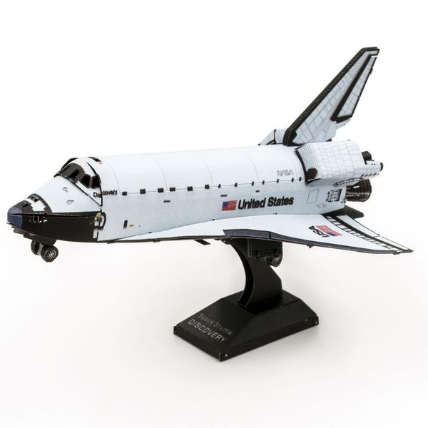 Metal Earth-Space Shuttle Discovery - White