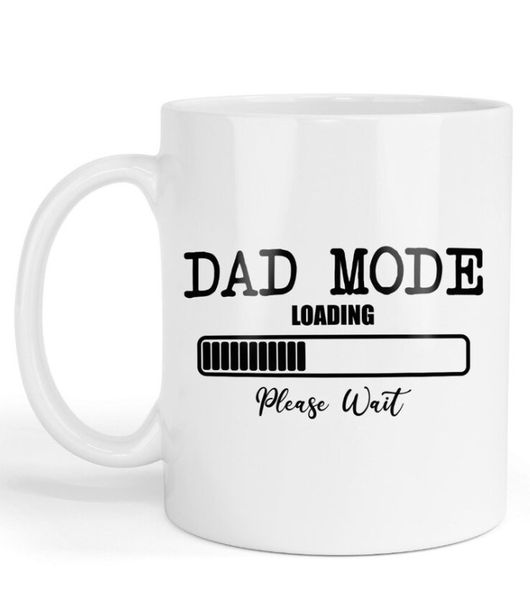 Dad Mode Loading Christmas Birthday New Dad Gift Mug