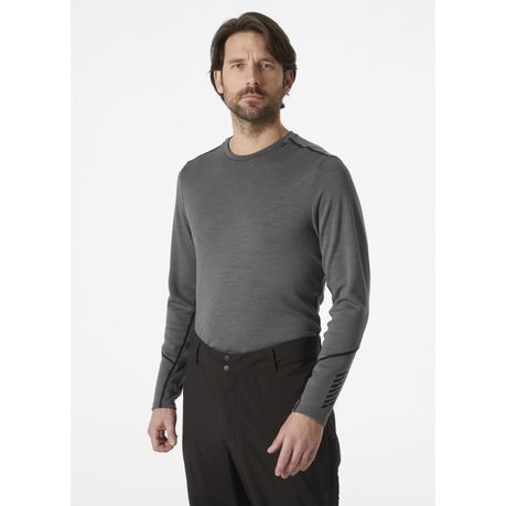 Helly Hansen Men's Lifa Merino Midweight Crew Base Layer - Concrete, Shop  Today. Get it Tomorrow!