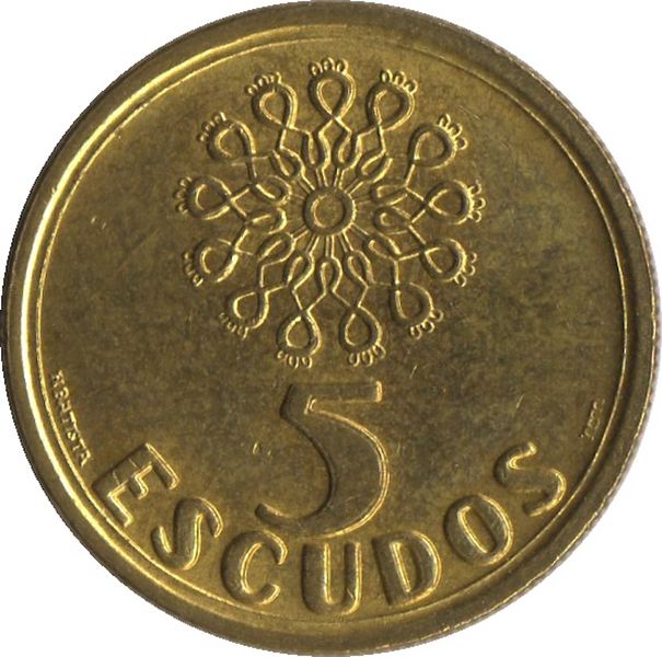 1992 Portugal 5 Escudos