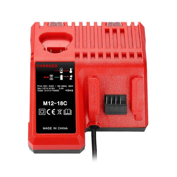 Battery Charger, Lithium-Ion, M12-18C, for Milwaukee