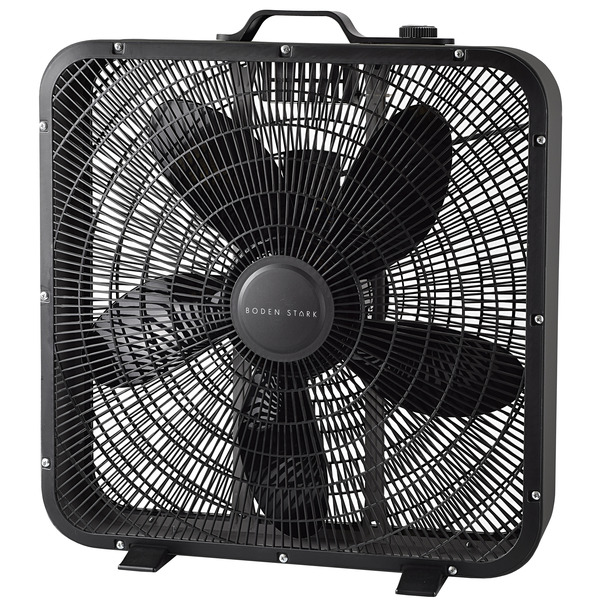 Boden Stark 50cm Box Fan 3-Speed Floor Fan with 5 PP Blades &amp; Carry Handle
