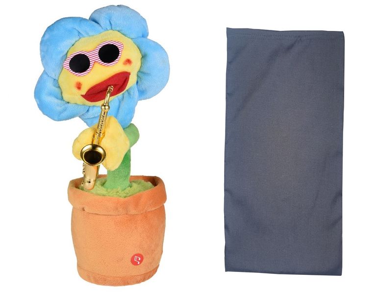 Dancing Flower with Saxophone and Custom Storage Bag - 30 Built in Songs