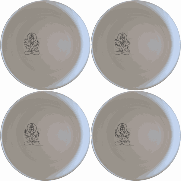 Hindu Imagery Panda Bowl Set of 4 - Range 3
