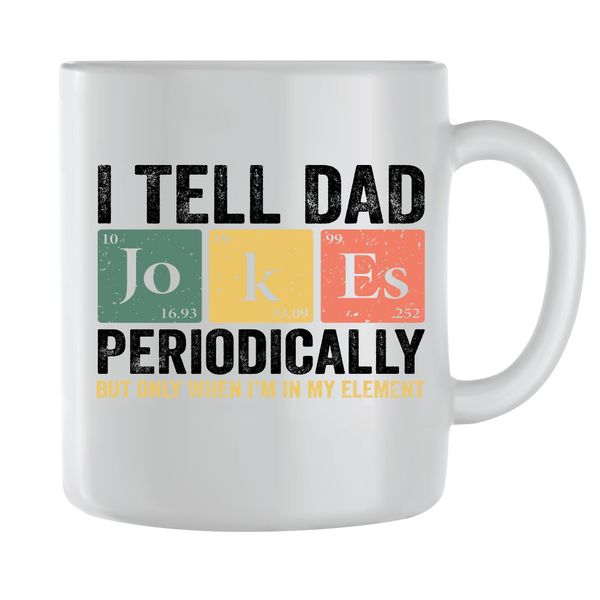 Dad Jokes Coffee Mugs for Men Fathers Day Graphic Dad Saying Cup Present179