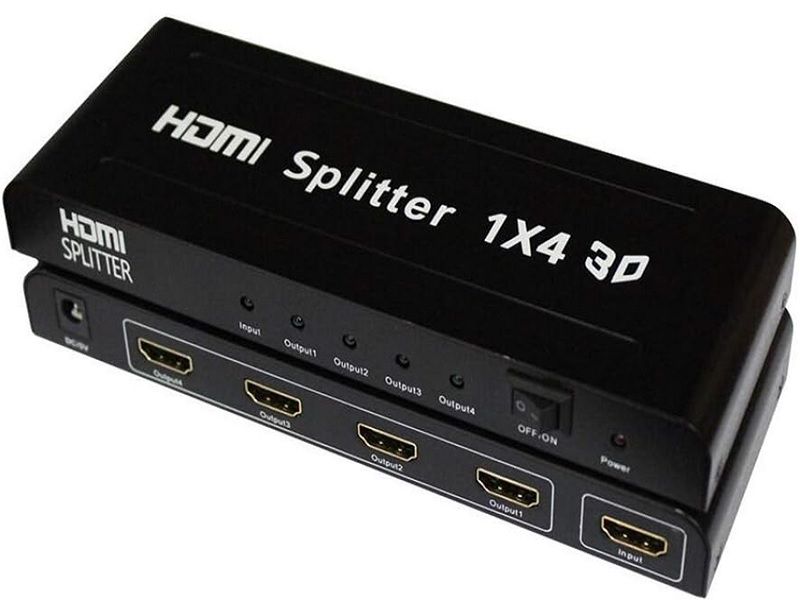 4-Way HDMI Splitter: Ultimate HD Video Hub