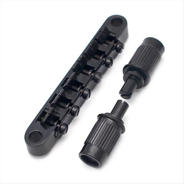LP Electric Guitar Bridge on Pull Plate Front String Black