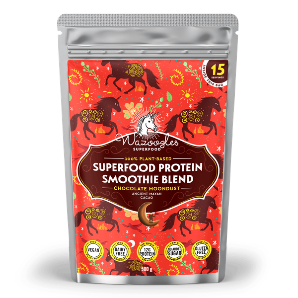 Wazoogles Superfood Protein Blend Chocolate Moondust - Medium
